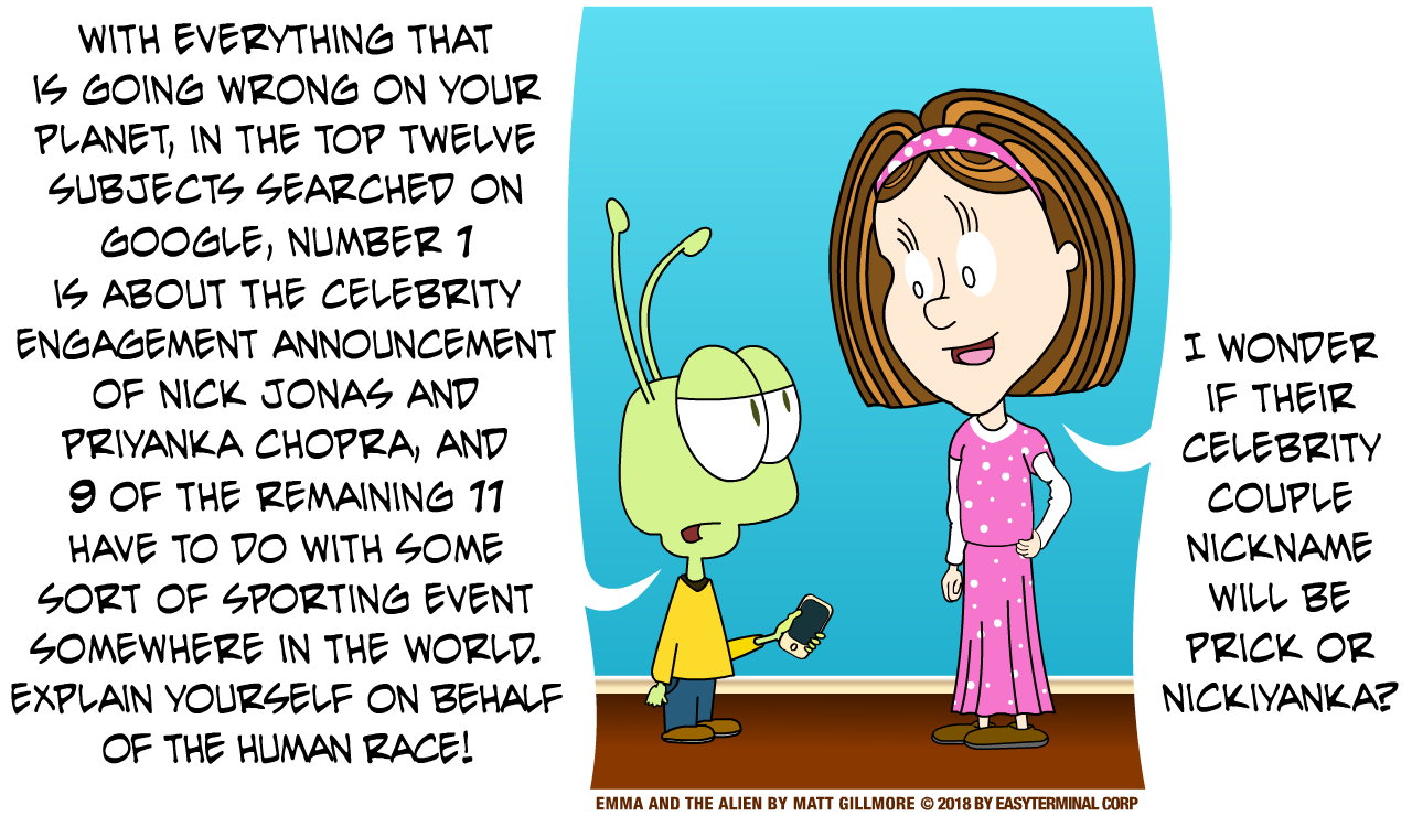 Webcomic Emma And The Alien Comic Strip 030 Explain Yourself